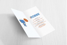 Schattig blauw robotje Schattig blauw robotje